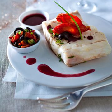 Loup au vin rouge Loup au vin rouge