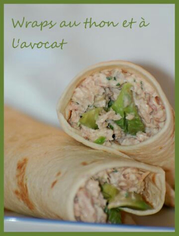 Wraps avocats thon Wraps avocats thon