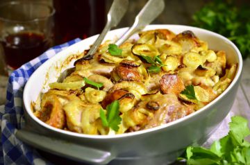 Cuisses de dinde et légumes rôtis au four Cuisses de dinde et légumes rôtis au four