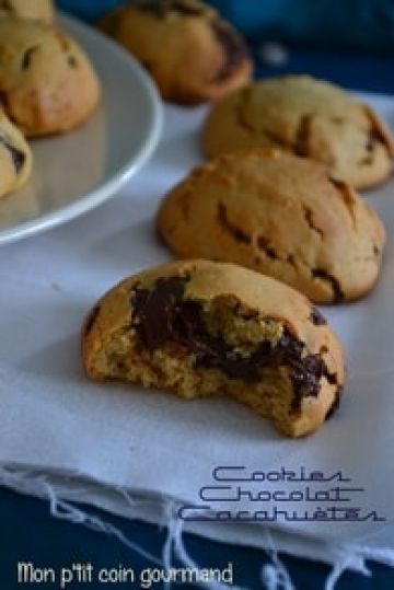 Cookies pépites de chocolat et beurre de cacahuètes Cookies pépites de chocolat et beurre de cacahuètes