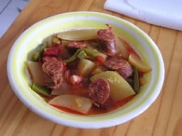 Ragoût de pommes de terre au chorizo façon Carmen Ragoût de pommes de terre au chorizo façon Carmen