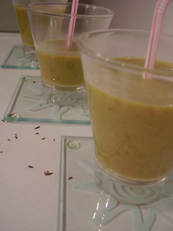 Velouté de brocolis au cumin. Velouté de brocolis au cumin.