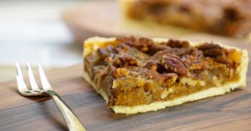 Tarte aux noix et noix de pécan (pecan pie)