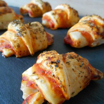 Croissants apéritifs façon pizza Croissants apéritifs façon pizza
