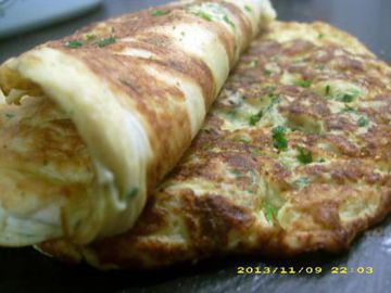Omelette soufflée au fromage blanc et courgette (diététique) Omelette soufflée au fromage blanc et courgette (diététique)