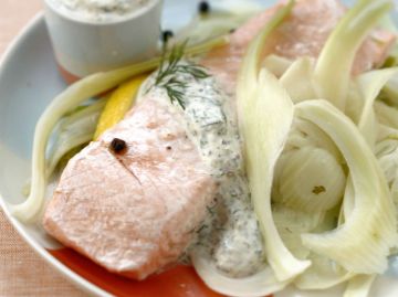 Pavé de saumon à l'aneth Pavé de saumon à l'aneth