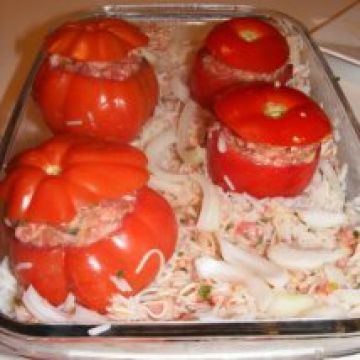 Tomates farcies aux champignons Tomates farcies aux champignons