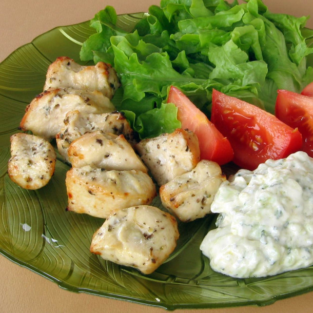 Souvlaki de poulet (Crète) Souvlaki de poulet (Crète)