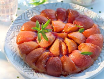Tatin de pêches au miel Tatin de pêches au miel