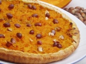Tarte au potimarron et noisettes Tarte au potimarron et noisettes