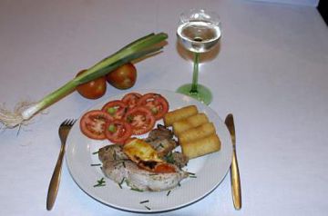 Sautés de porc au fromage gratiné Sautés de porc au fromage gratiné