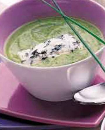 Velouté de courgettes à la Fourme d'Ambert