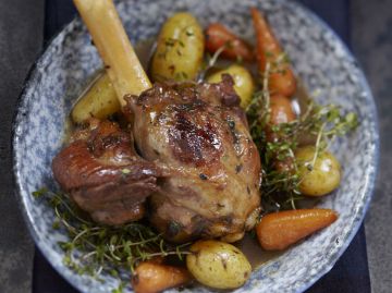 Souris d'agneau au miel et thym Souris d'agneau au miel et thym
