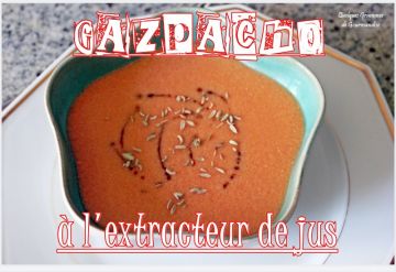 Gazpacho à l'extracteur de jus Gazpacho à l'extracteur de jus