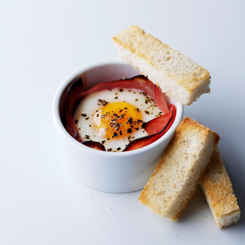 Oeufs en robe de jambon cru WW 7 SP Oeufs en robe de jambon cru WW 7 SP