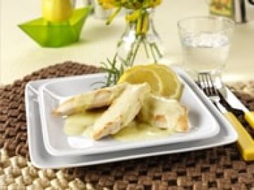 Poulet à la sauce Kiri ® moutarde Poulet à la sauce Kiri ® moutarde