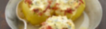 Pommes de terre farcies au bleu au fromage Pommes de terre farcies au bleu au fromage