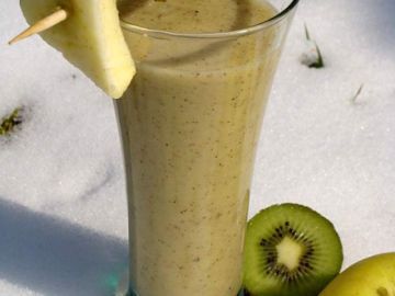 Smoothie pomme kiwi Smoothie pomme kiwi