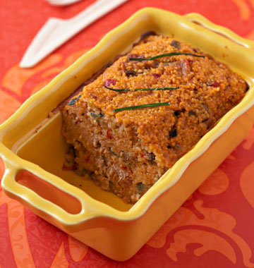 Terrine de semoule à la ratatouille Terrine de semoule à la ratatouille