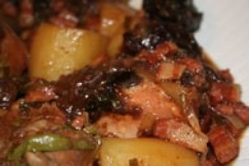 Lapin sauté aux pruneaux