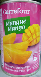 Mangues au sirop Mangues au sirop