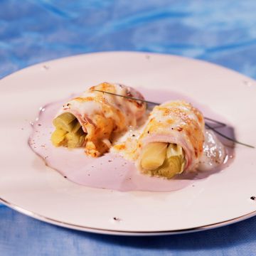 Rouleaux de poireaux au jambon Rouleaux de poireaux au jambon