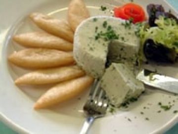 Mousse d'endives à la sauce au bleu Mousse d'endives à la sauce au bleu