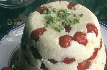 Gâteau de semoule aux cerises Gâteau de semoule aux cerises