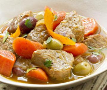 Tajine de veau et carotte à l’orange Tajine de veau et carotte à l’orange