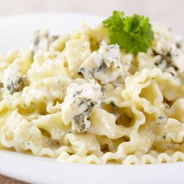 Pâtes à la crème et bleu d'Auvergne Pâtes à la crème et bleu d'Auvergne