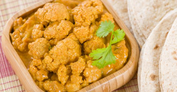 Chou-fleur au curry et lait de coco Minceur Chou-fleur au curry et lait de coco Minceur