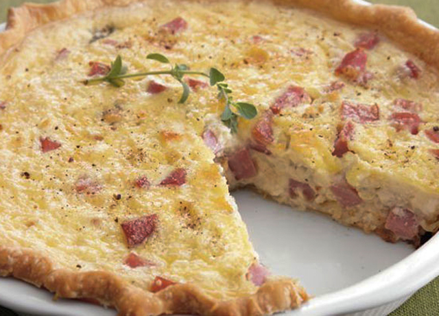 Quiche au Jambon et Boursin light Quiche au Jambon et Boursin light