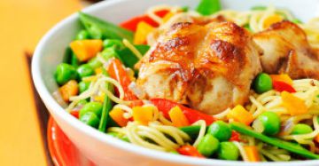Wok de de lapin aux petits légumes Wok de de lapin aux petits légumes