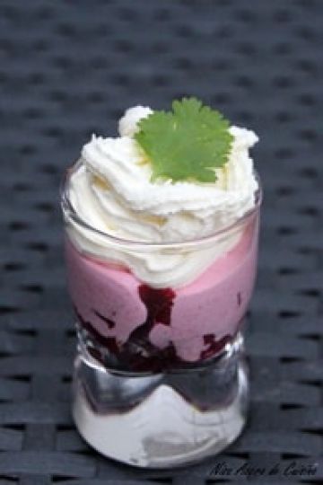 Verrine de betterave au cumin Verrine de betterave au cumin