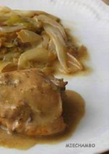 Poulet à la fondue d'endives sauce Roquefort Poulet à la fondue d'endives sauce Roquefort