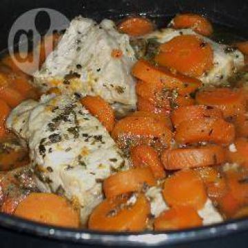 Rôti de porc aux carottes Rôti de porc aux carottes