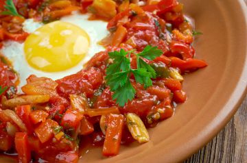 Chakchouka à l'oeuf Chakchouka à l'oeuf