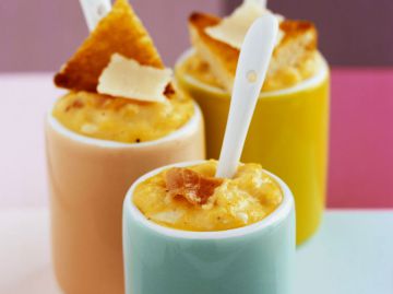 Œufs brouillés au parmesan et bacon Œufs brouillés au parmesan et bacon