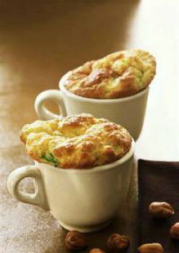 Minis soufflés aux brocolis Minis soufflés aux brocolis