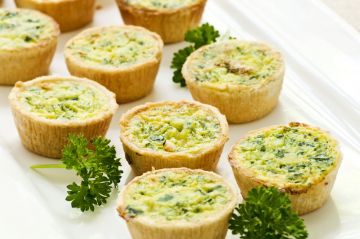 Mini quiches apéritives au poireau Mini quiches apéritives au poireau