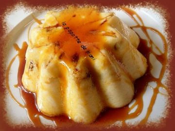 Gateau de semoule aux raisins secs et caramel Gateau de semoule aux raisins secs et caramel