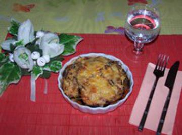 Gratin d'aubergine au thon Gratin d'aubergine au thon