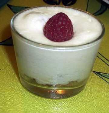 Verrine spéculoos et framboises