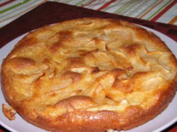 Gâteau aux pommes à la crème de vanille Gâteau aux pommes à la crème de vanille