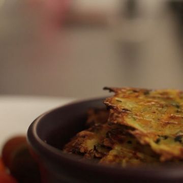 Chips carotte/courgette au parmesan Chips carotte/courgette au parmesan