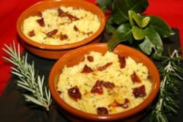 Parmentier de harengs aux tomates séchées Parmentier de harengs aux tomates séchées