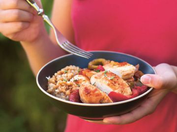 Poulet basquaise au petit épeautre Poulet basquaise au petit épeautre
