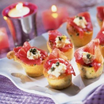 Muffins au thon frais et au raifort Muffins au thon frais et au raifort
