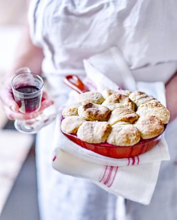 Cobbler aux prunes 