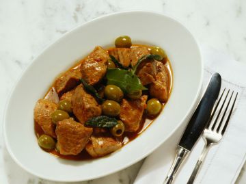 Rôti de veau aux olives Rôti de veau aux olives